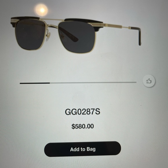 Gucci glasses model: GG0287s black and gold size: 52,18-150 - Picture 2 of 2